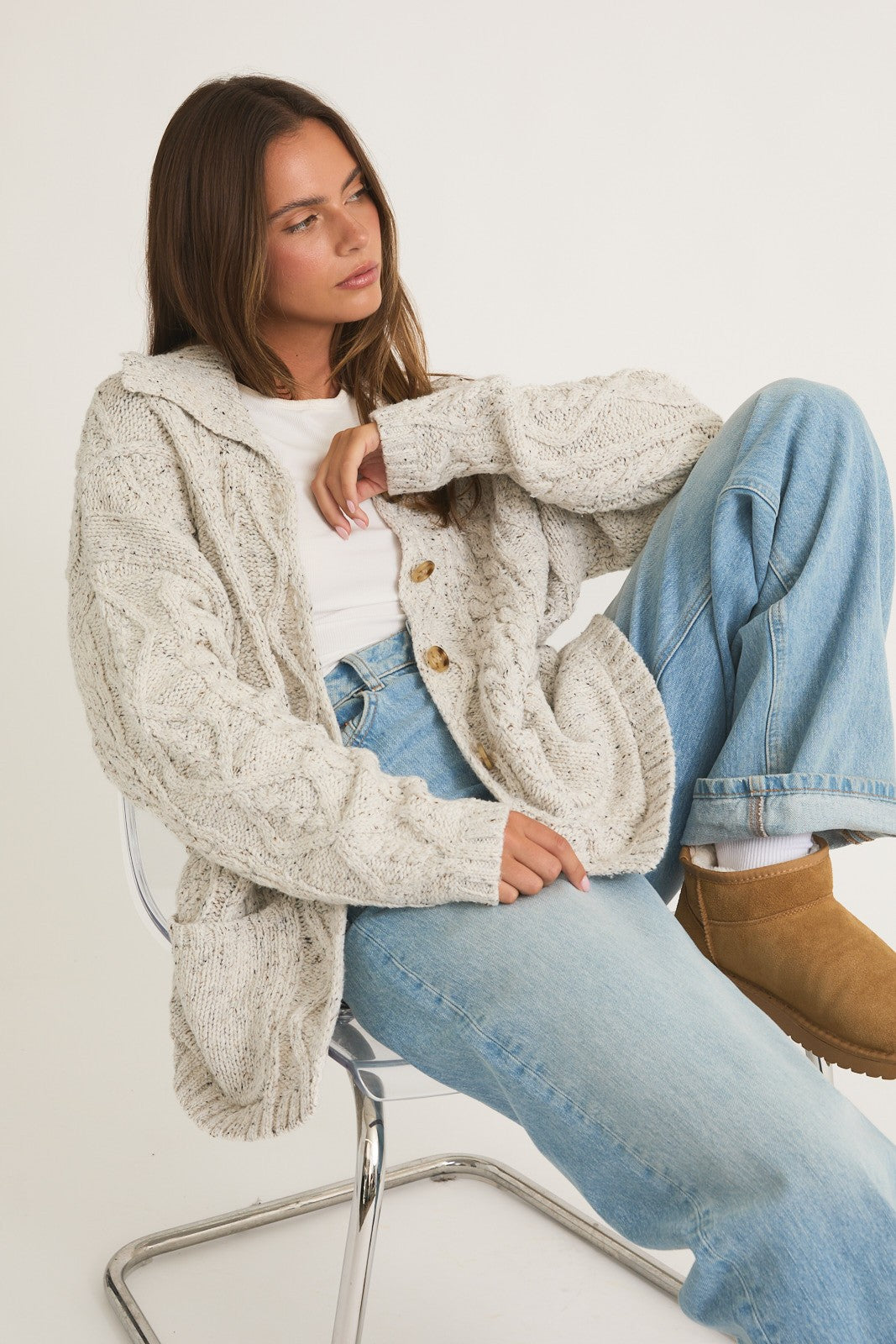 The Cabot Cove Oversized Cardigan
