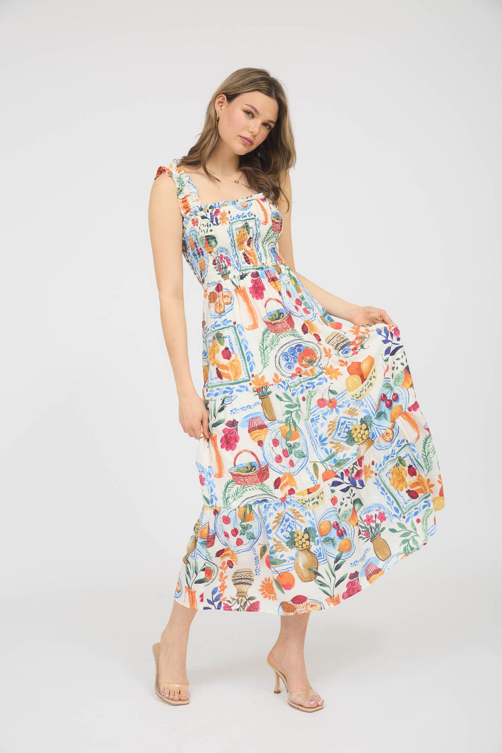 Positano Midi Dress