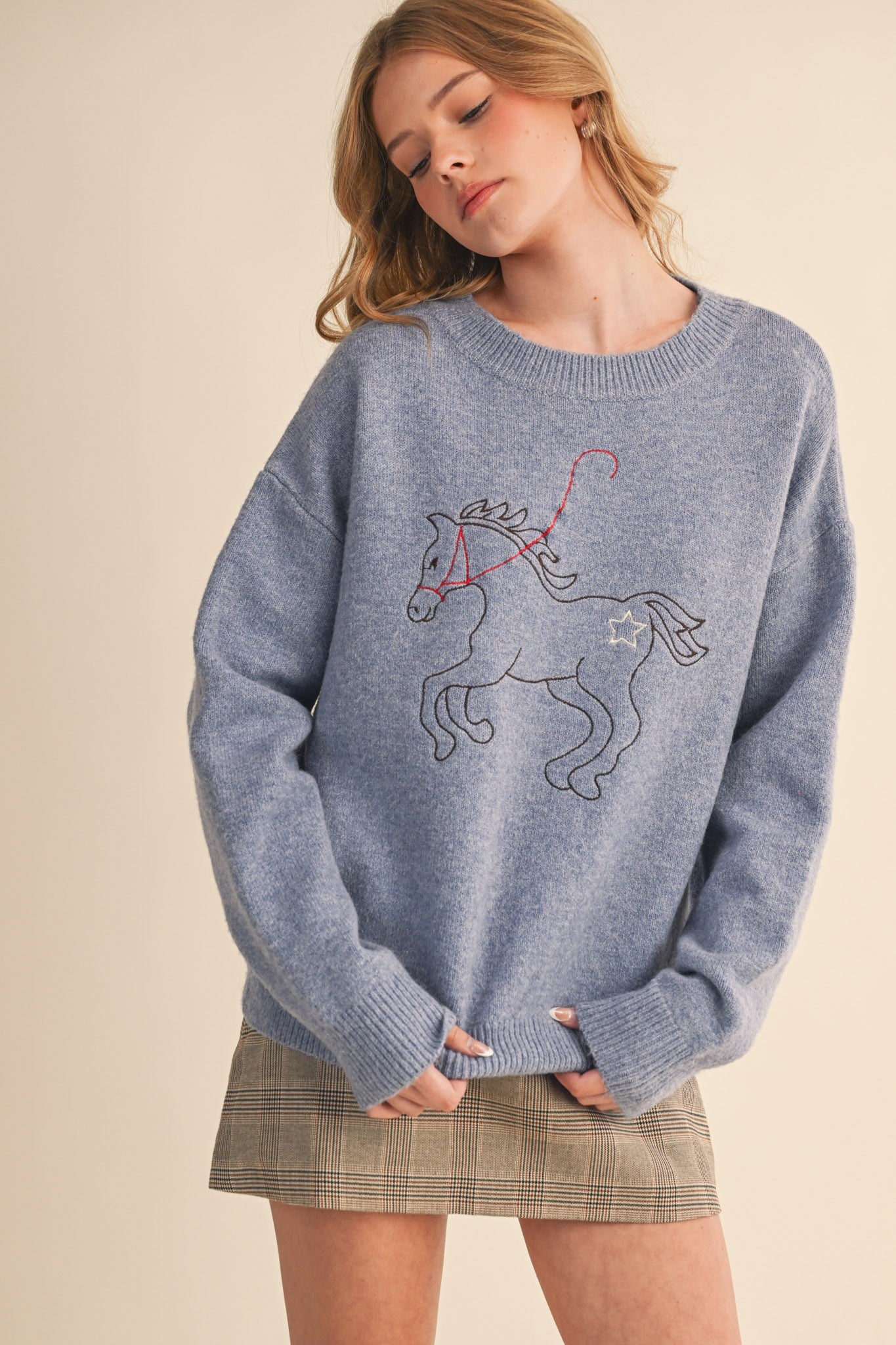 Equestrian Charm Sweater