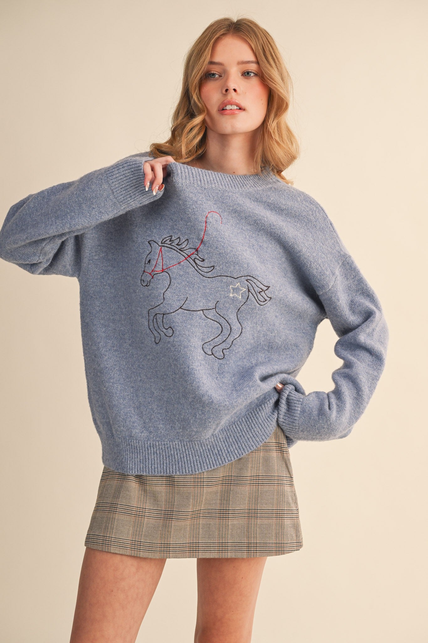 Equestrian Charm Sweater