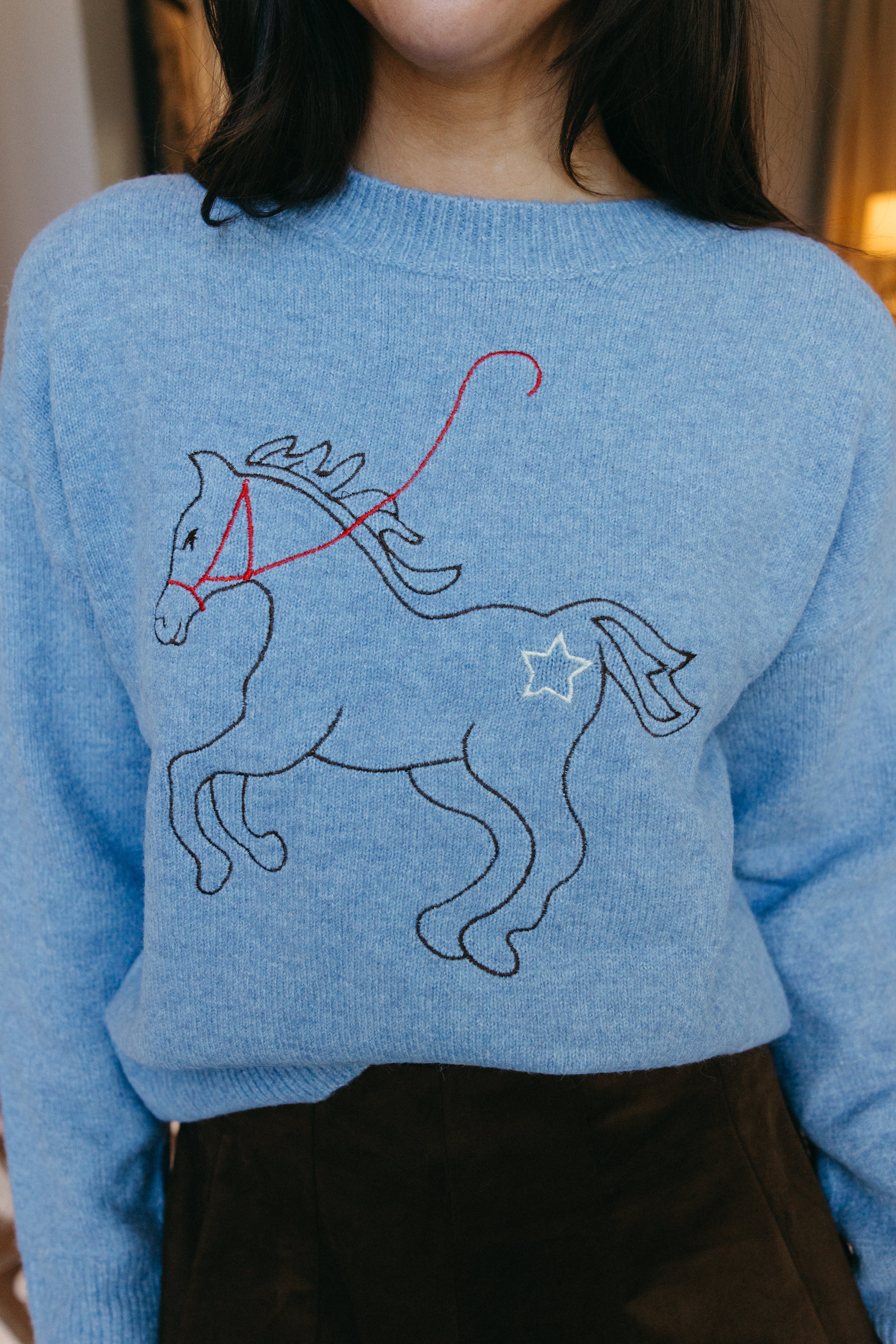 Equestrian Charm Sweater