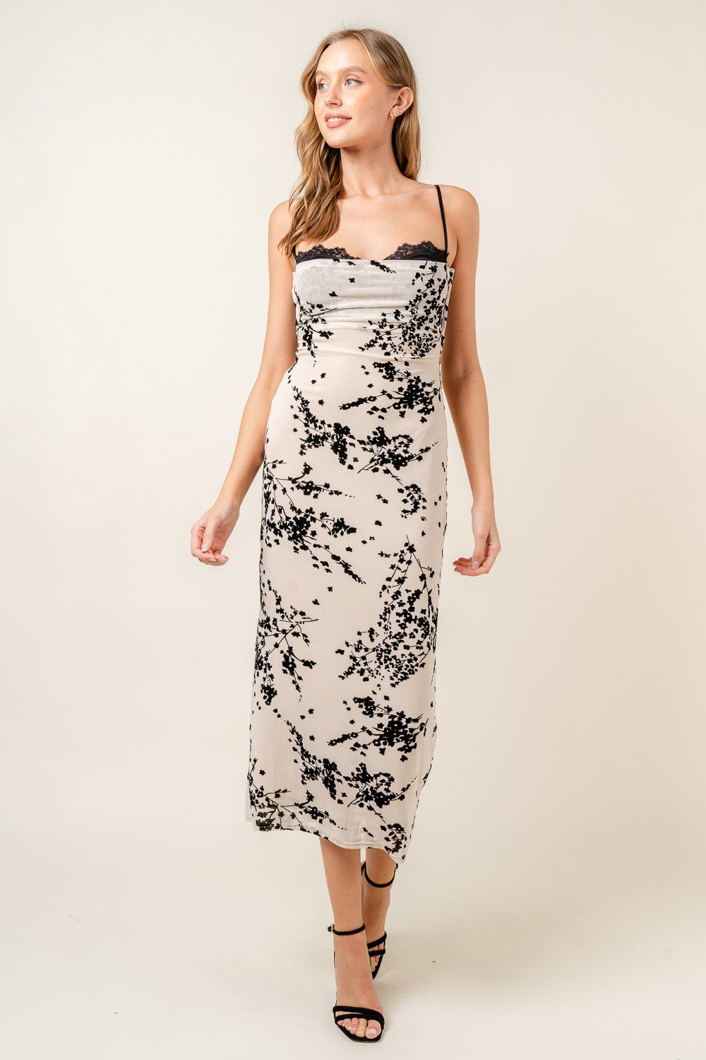 midi inner dress Dark Romance Mesh Midi Dress