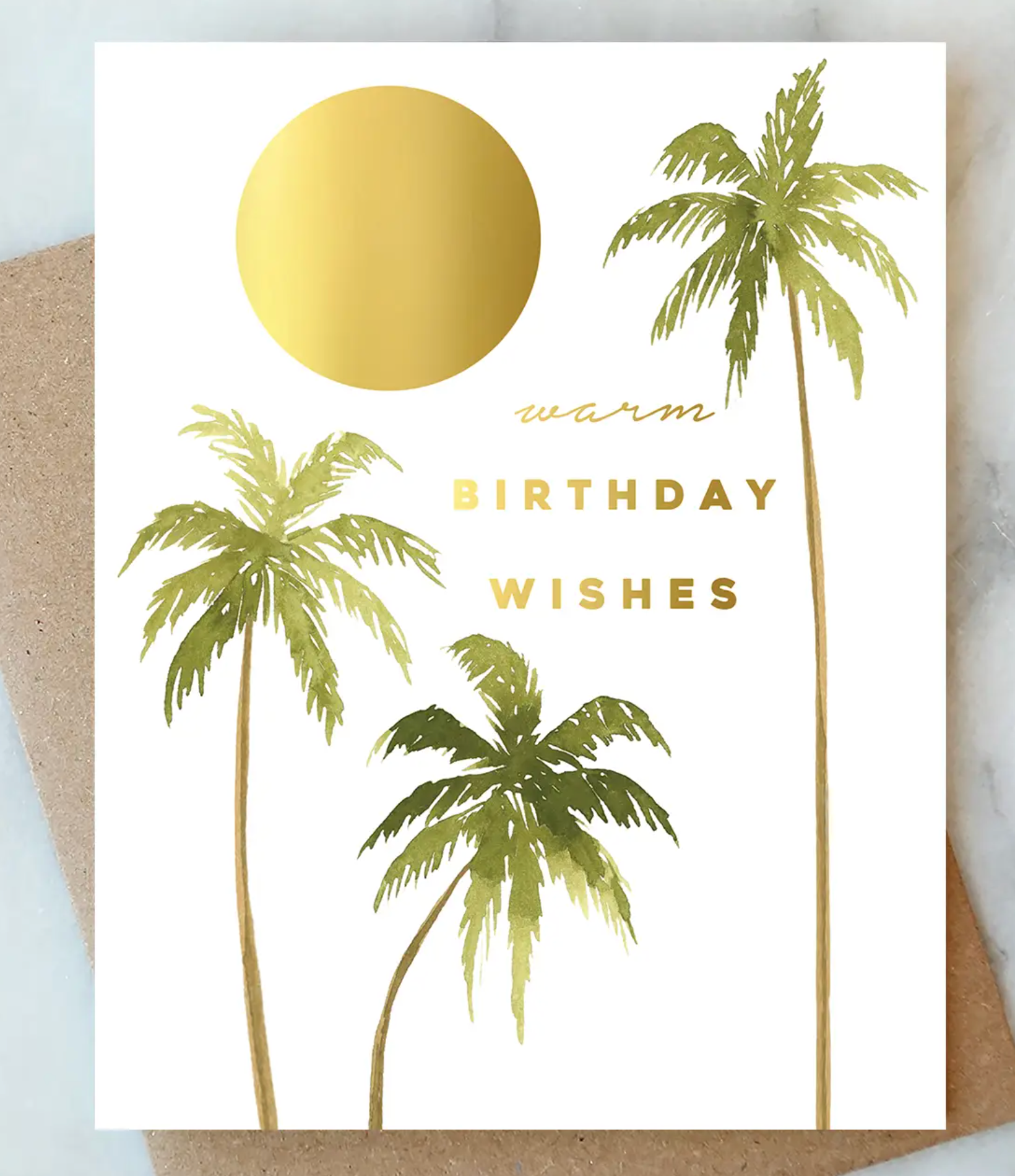 Warm Wishes Birthday Card