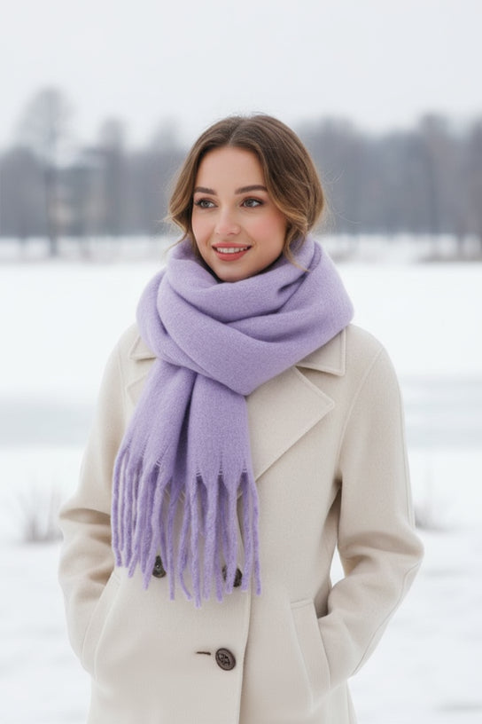 Nordic Loom Mohair Scarf – Brightside Boutique
