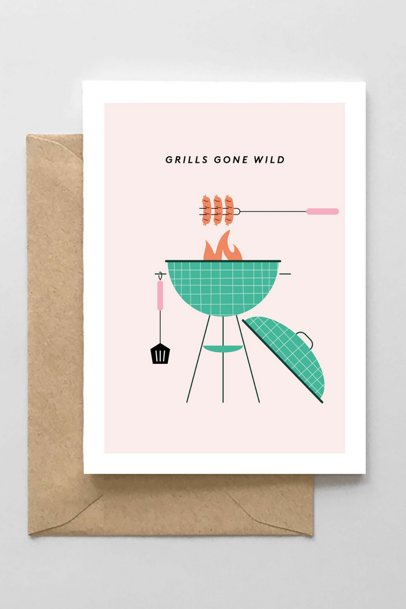 Grills Gone Wild Greeting Card
