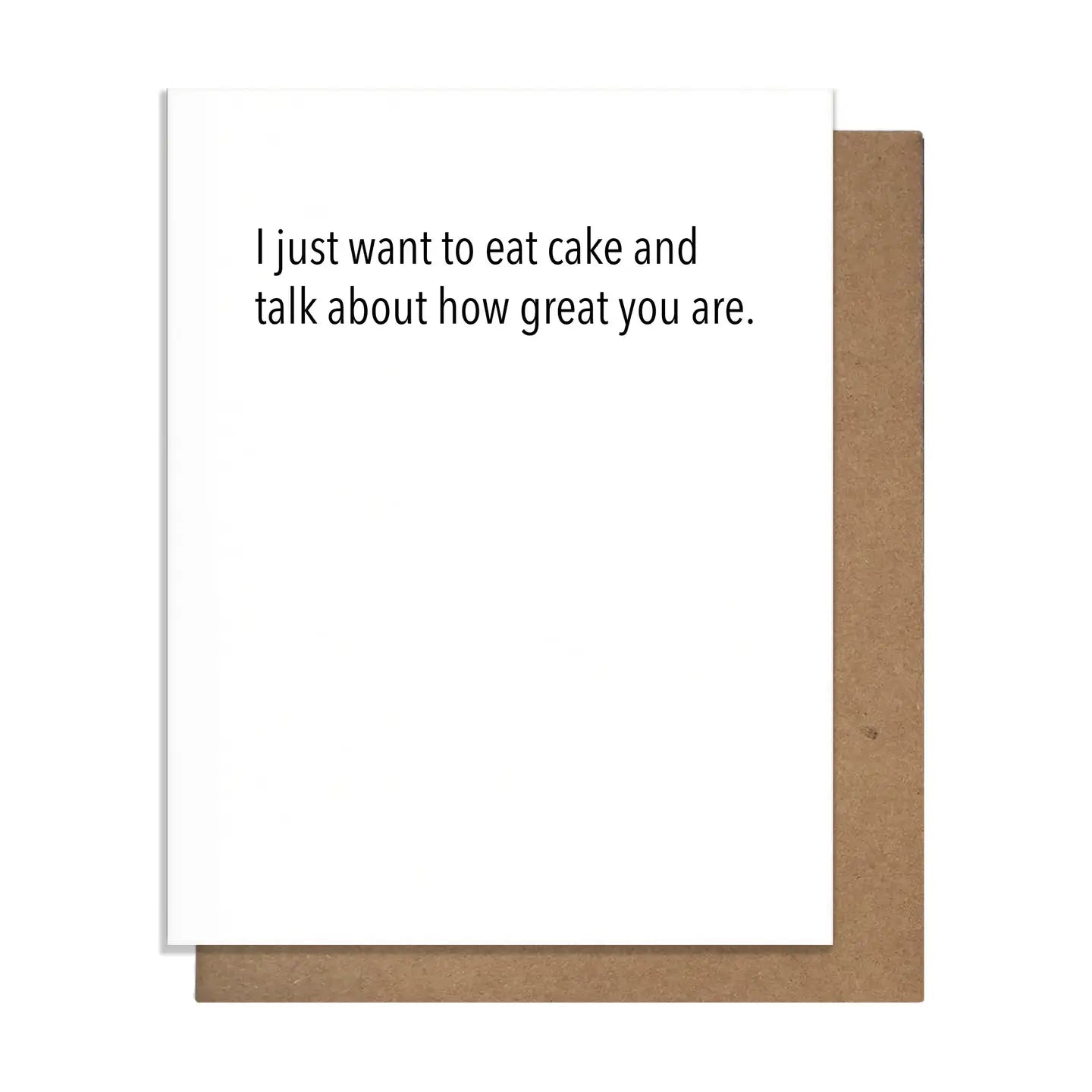 Eat Cake Birthday Card