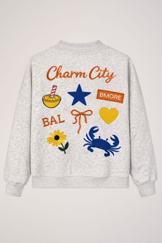 Charm City Love Mock Neck Preorder