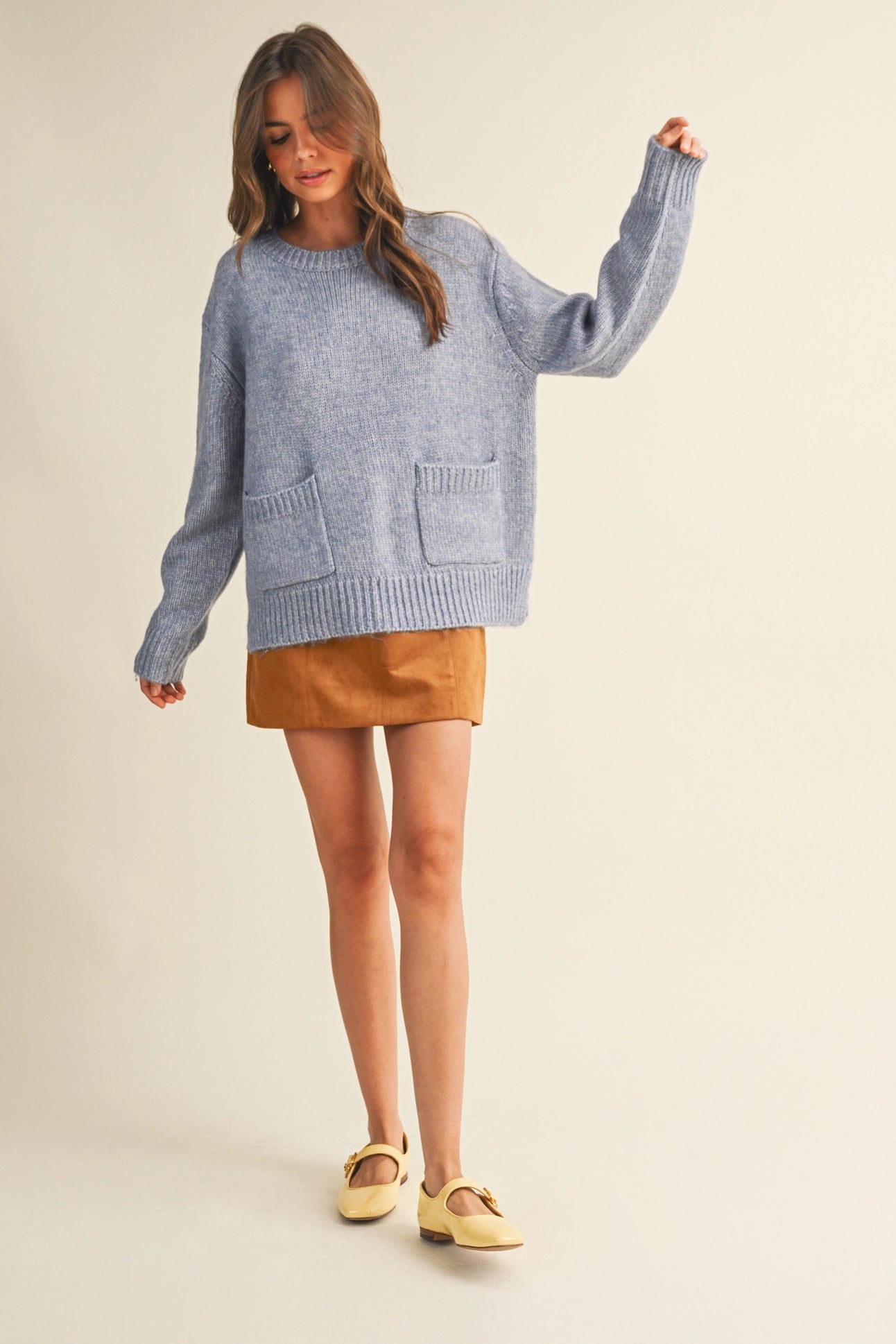 Electric Muse Suede Mini Skirt