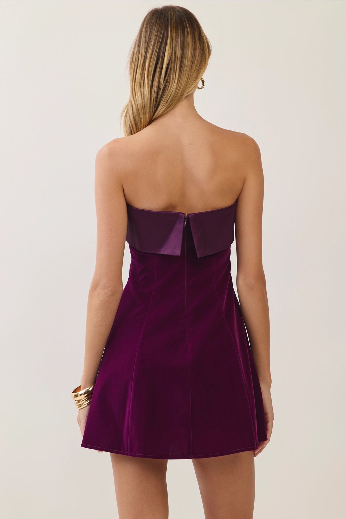 The Velvet Affair Mini Dress