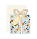 Blue Floral Birthday Gift Card
