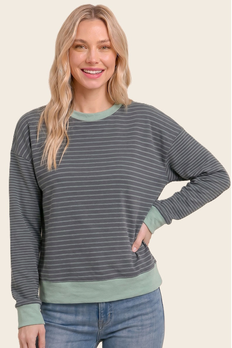The Fireside Stripe Sweatshirt