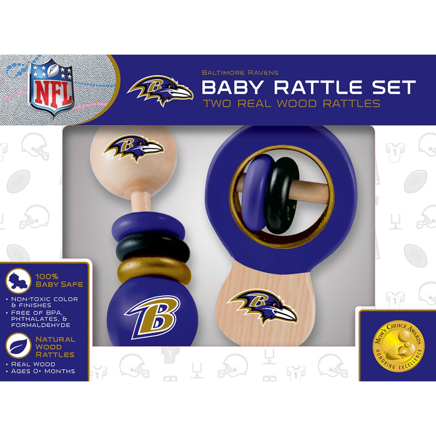 Baltimore Ravens Rattles 2-Pack