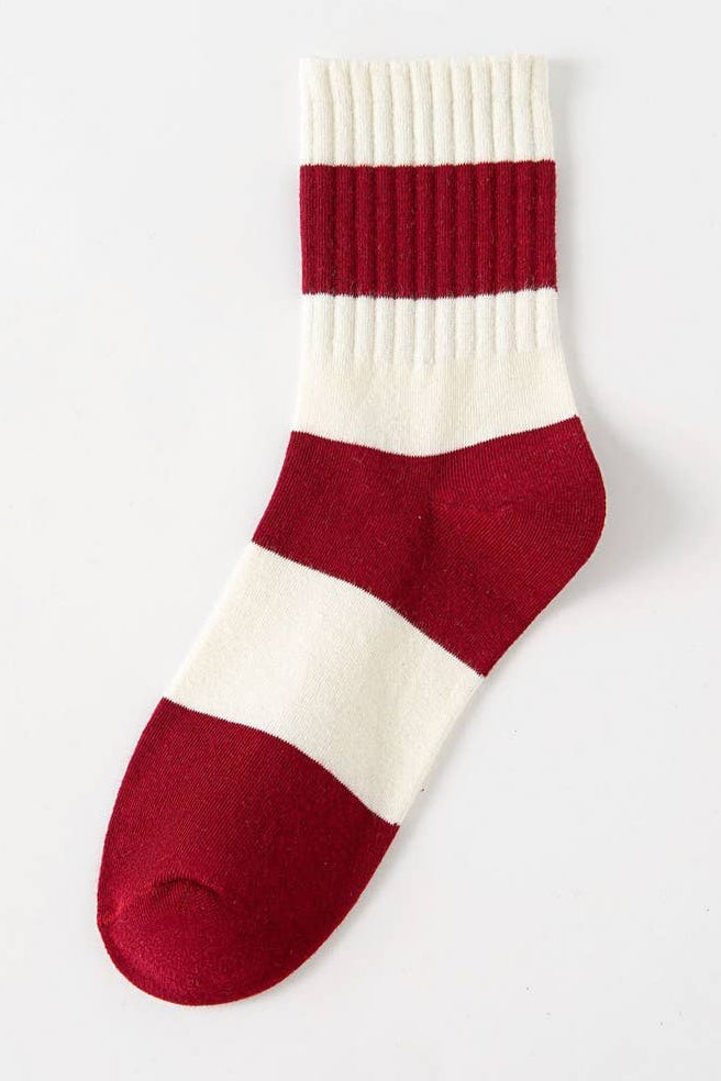 Bow Cotton Crew Socks