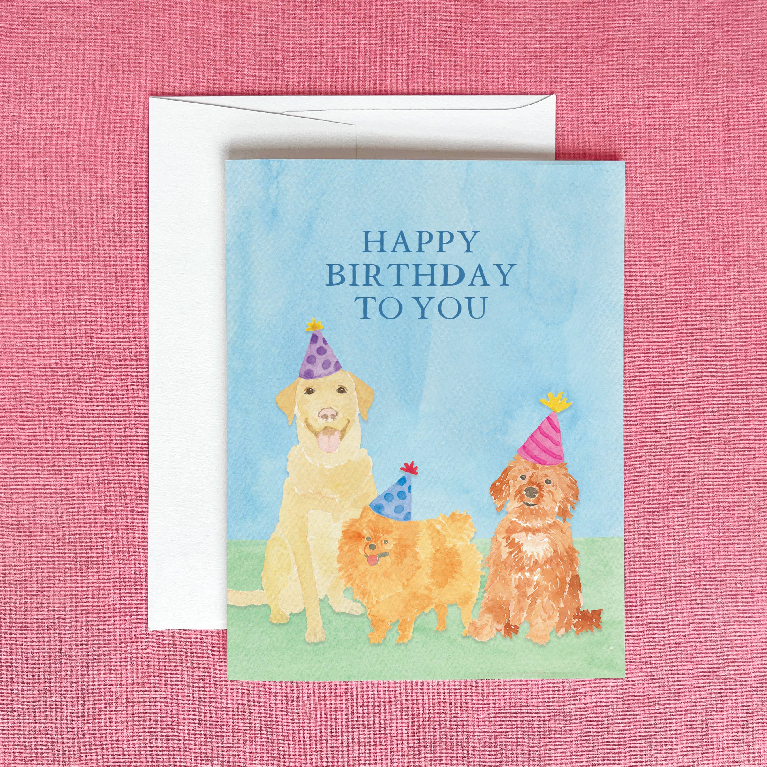 Cute Dogs Birthday Card