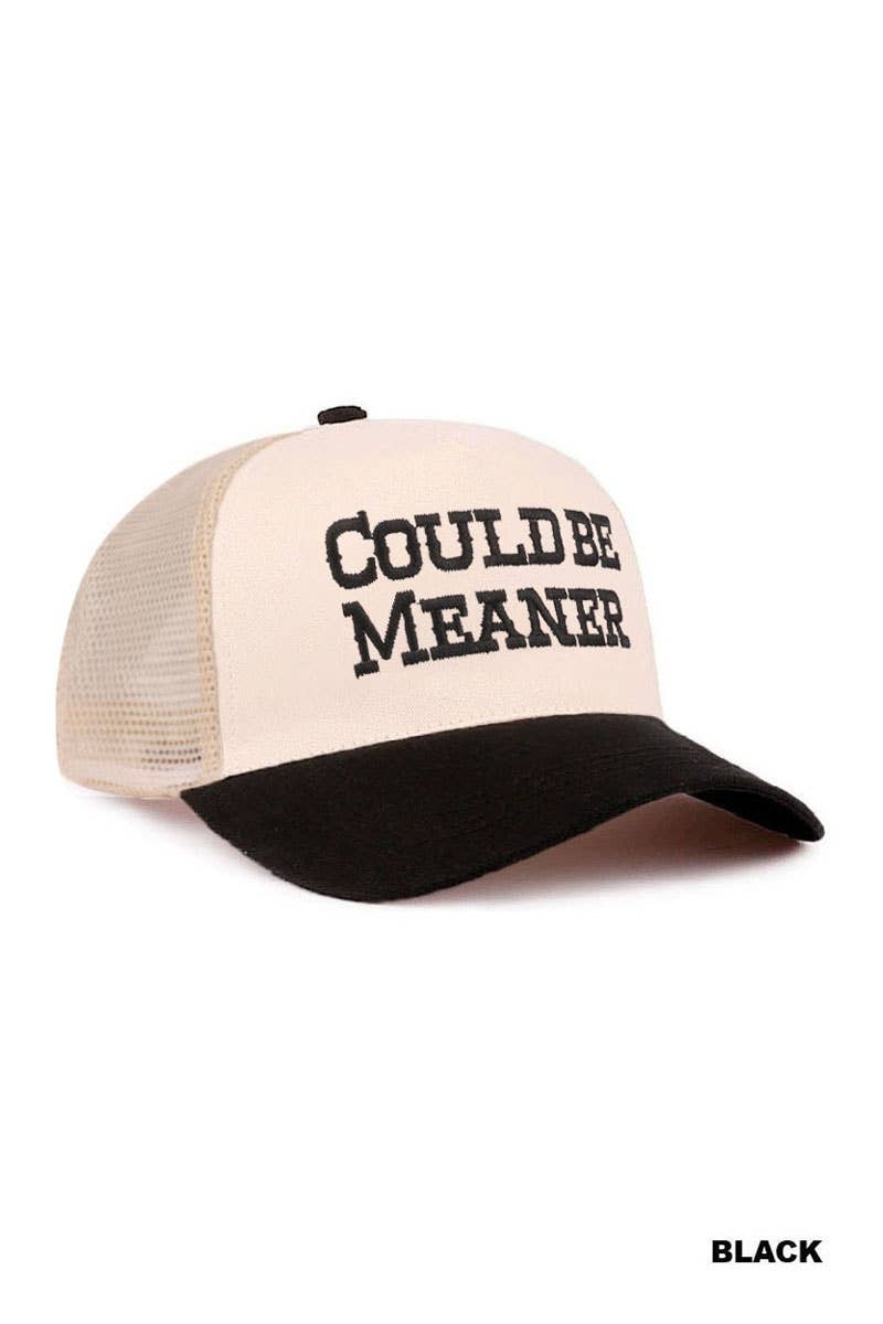 Could Be Meaner Two Tone Mesh Snapback