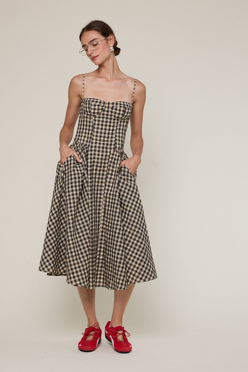 Mall Goth Dreams Midi Dress
