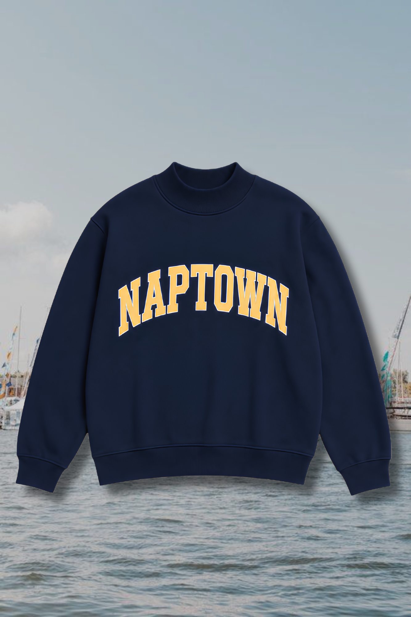 Naptown Naval Mock Neck Preorder
