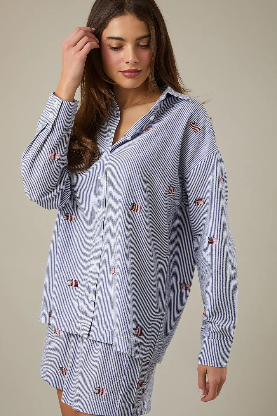Americana Breeze Button Down