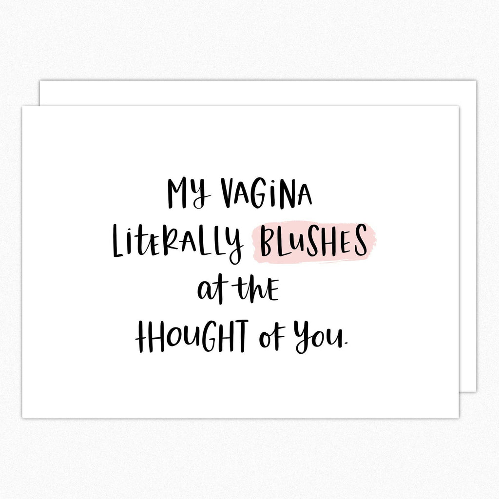 Blushes Valentines Card