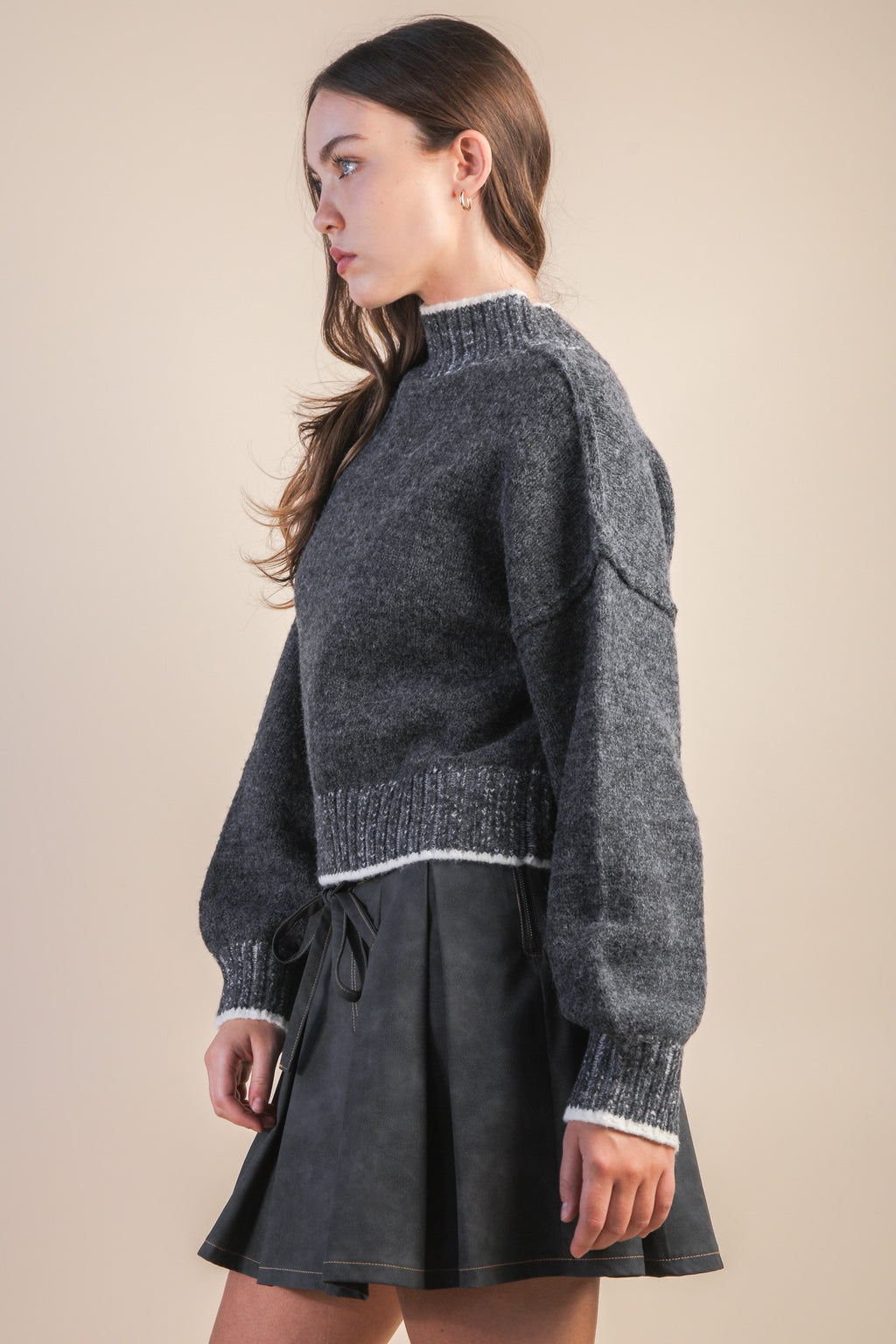 The Warm Brew Mock Neck Sweater