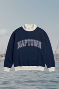 Naptown Gingham Embroidered Mock Neck Preorder