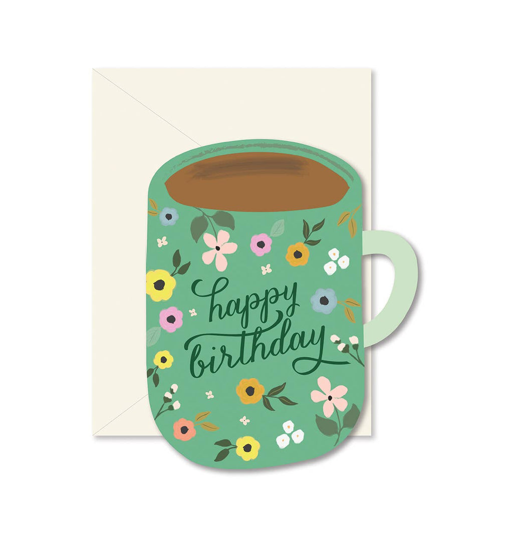 Birthday Coffee Greeting Card