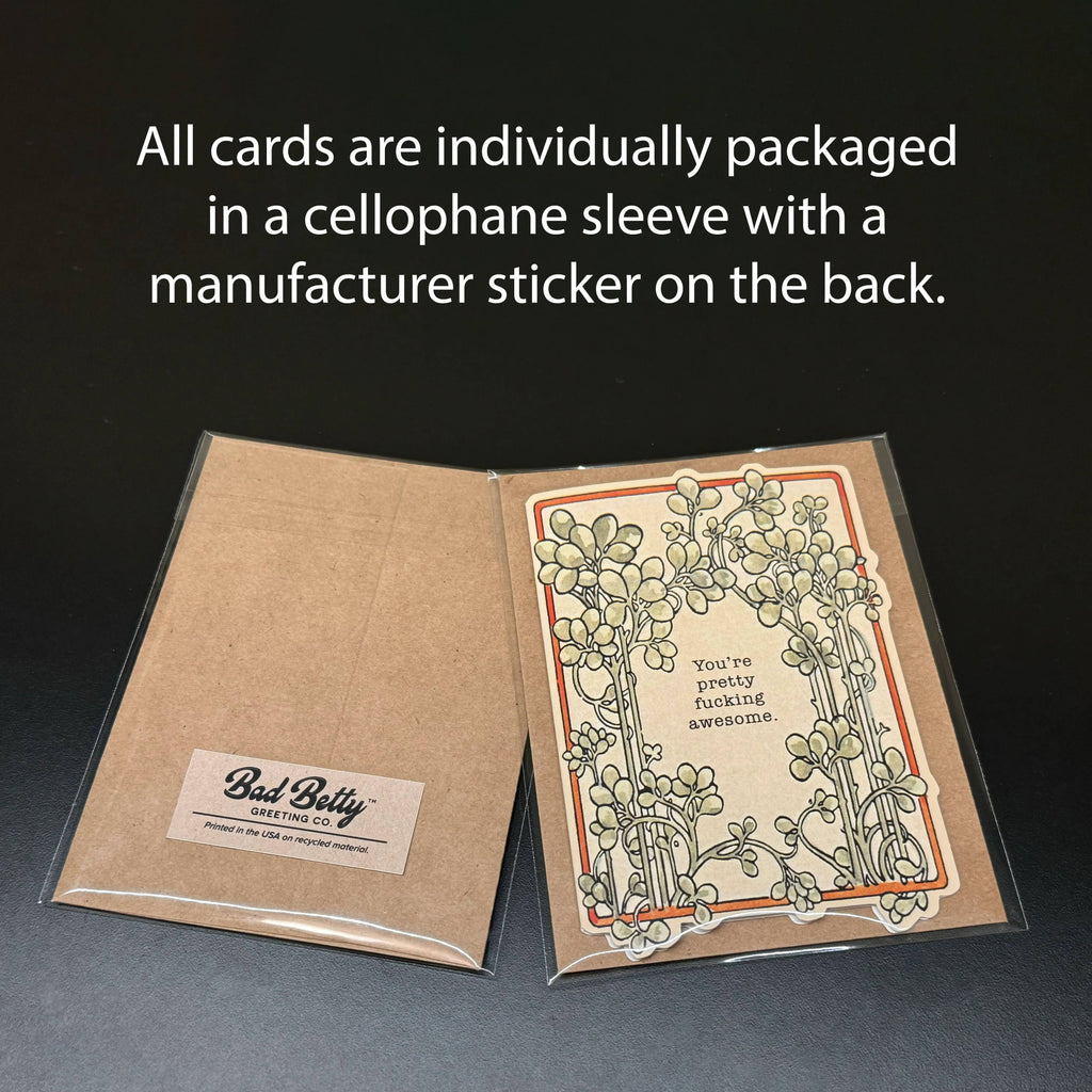 You Suck Less Than Most People Greeting Card