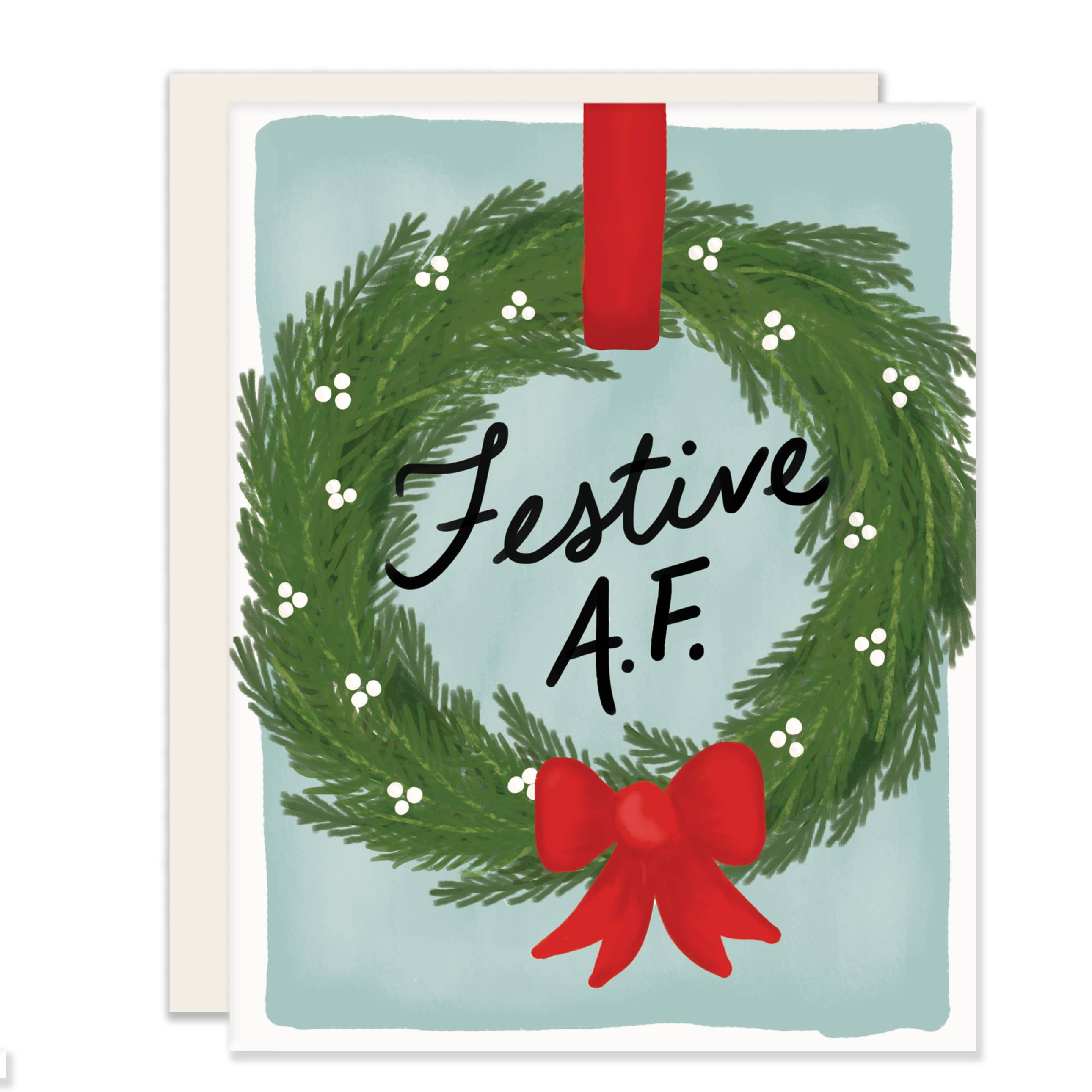 Festive A.F. Christmas Card