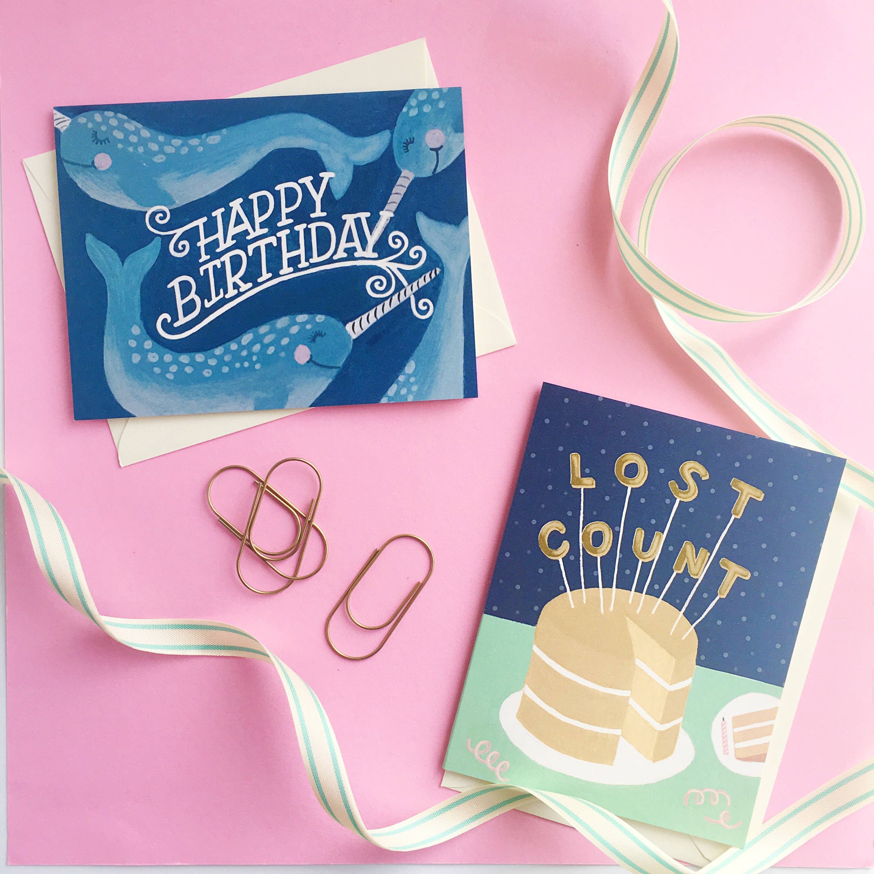 Lost Count Birthday Card