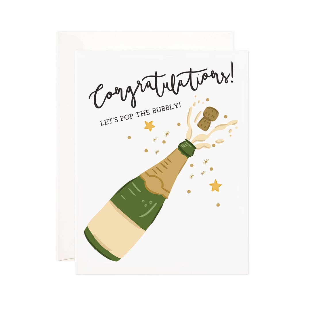 Bubbly Congrats Card