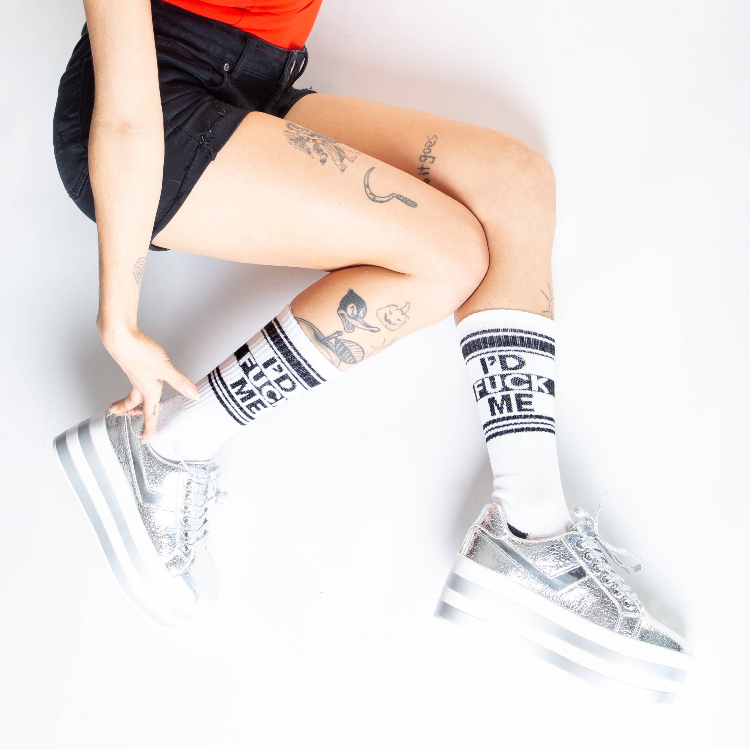 I'd Fuck Me Gym Crew Socks