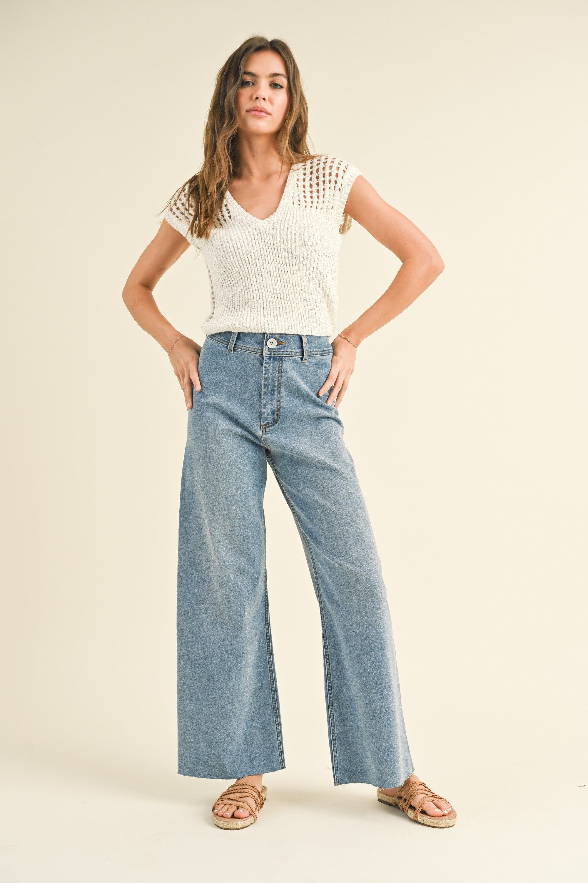 All Day Straights Wide Leg Jean – Brightside Boutique