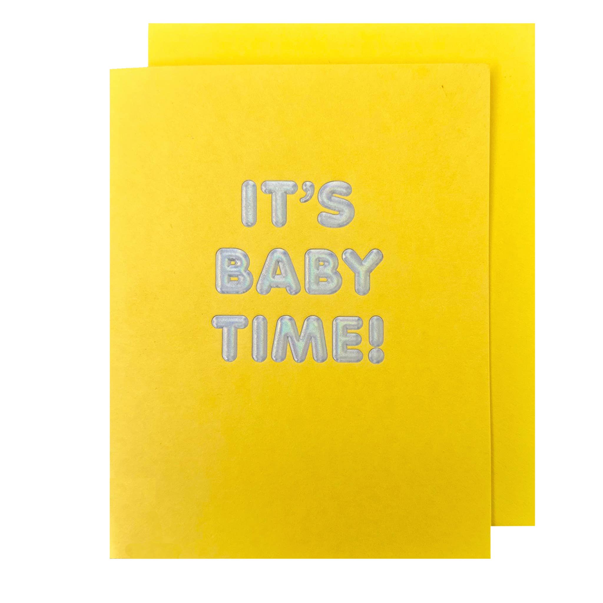 It's Baby Time Baby Card
