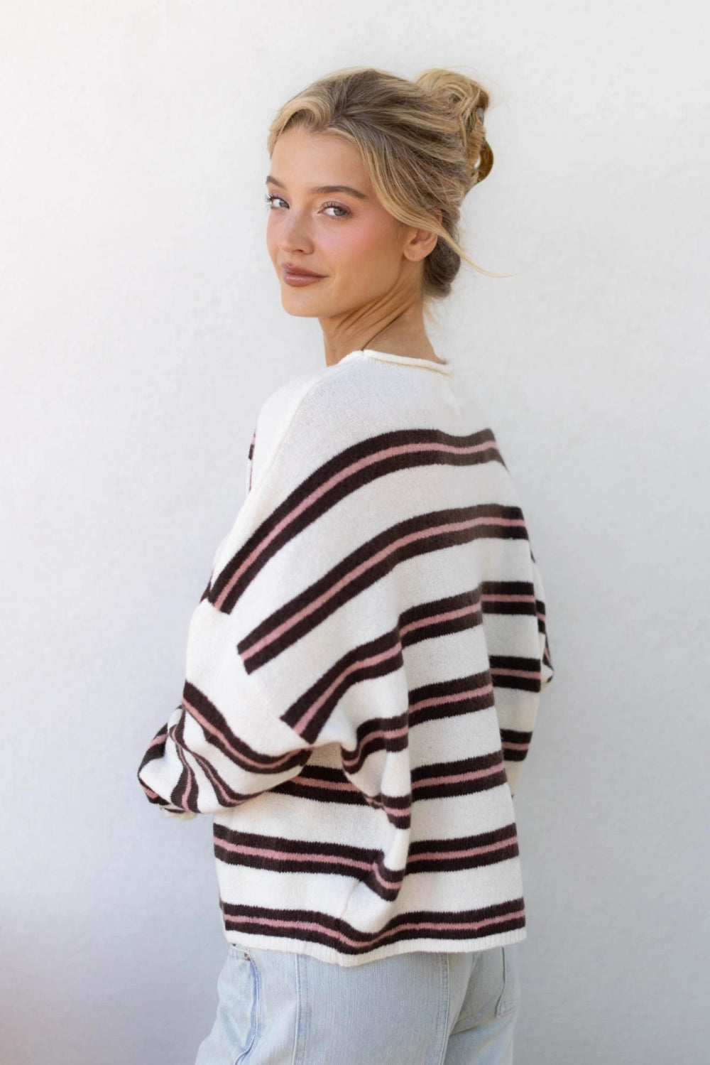 Varsity Striped Piper Cardigan