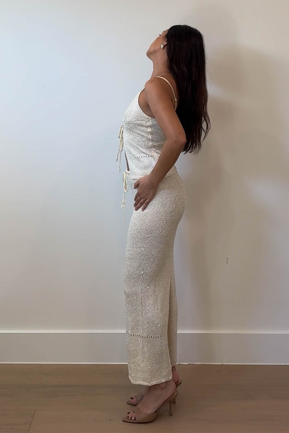 Aurora Sequin Knit Skirt Set