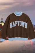 Brown Naptown Mock Neck