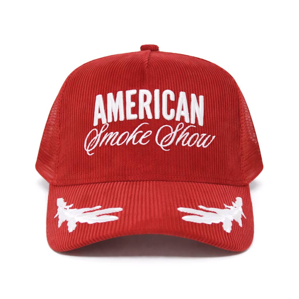 American Smoke Show Corduroy Trucker Hat