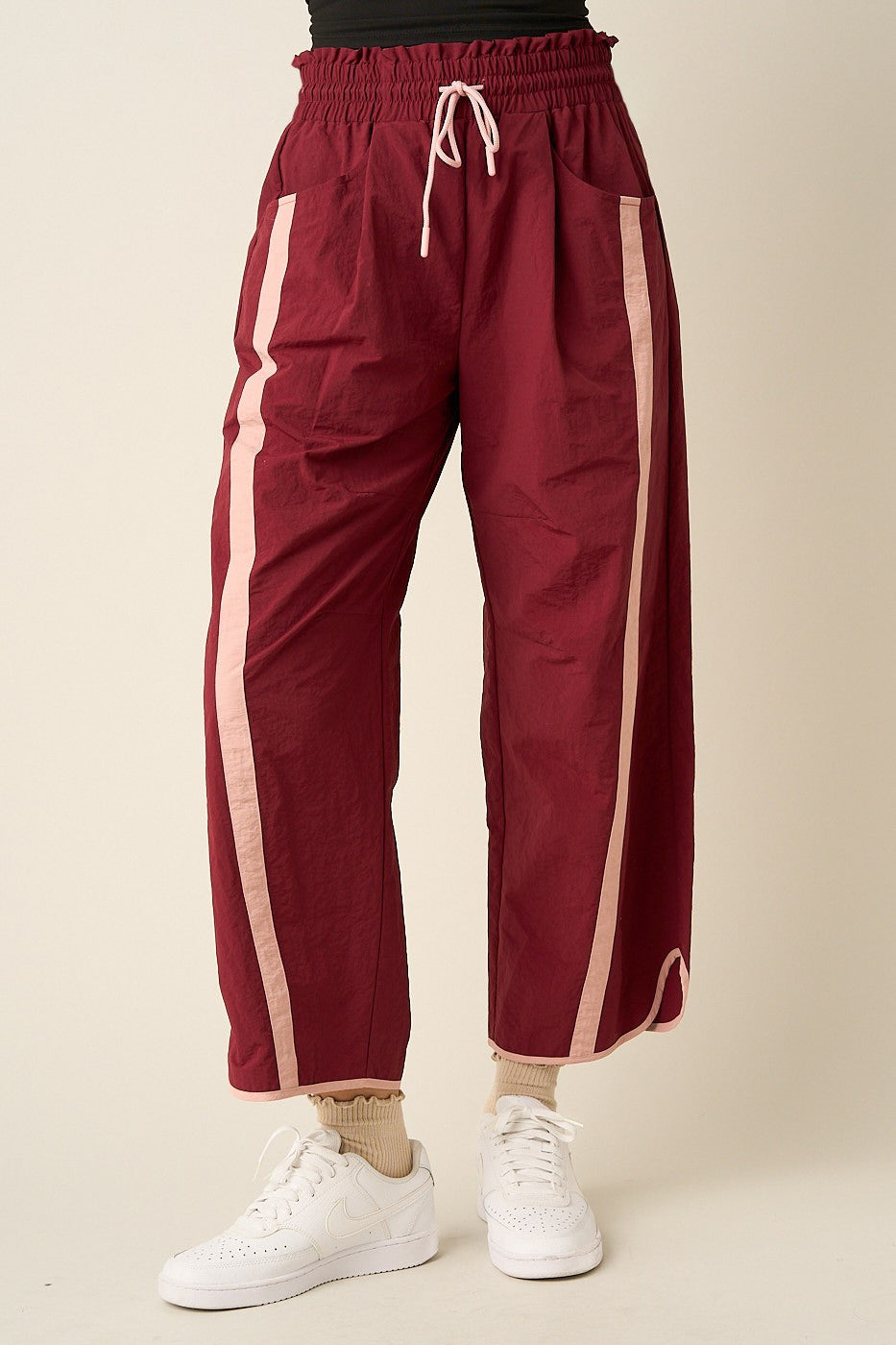 Sporty Stripe Barrel Pants