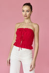 The Aurora Ruffle Cropped Top