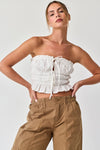 The Aurora Ruffle Cropped Top