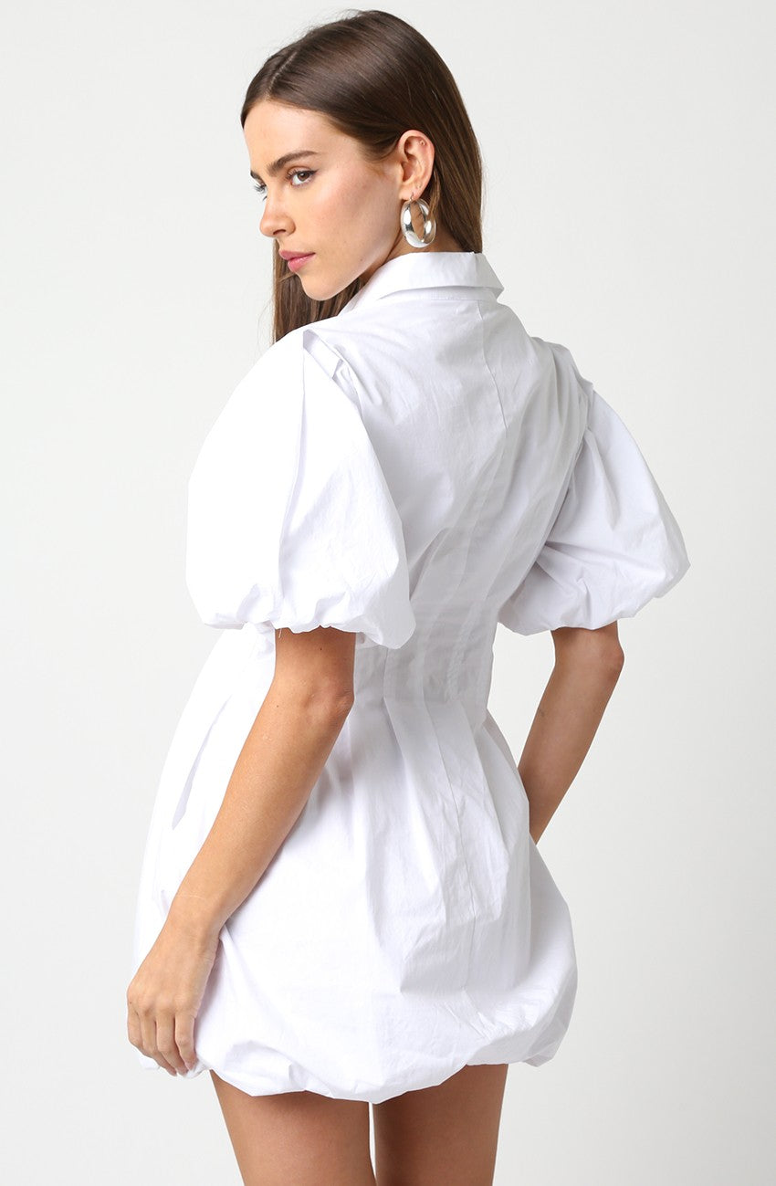 Valerie Puff Sleeve Mini Dress
