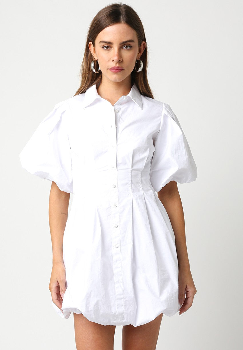 Valerie Puff Sleeve Mini Dress