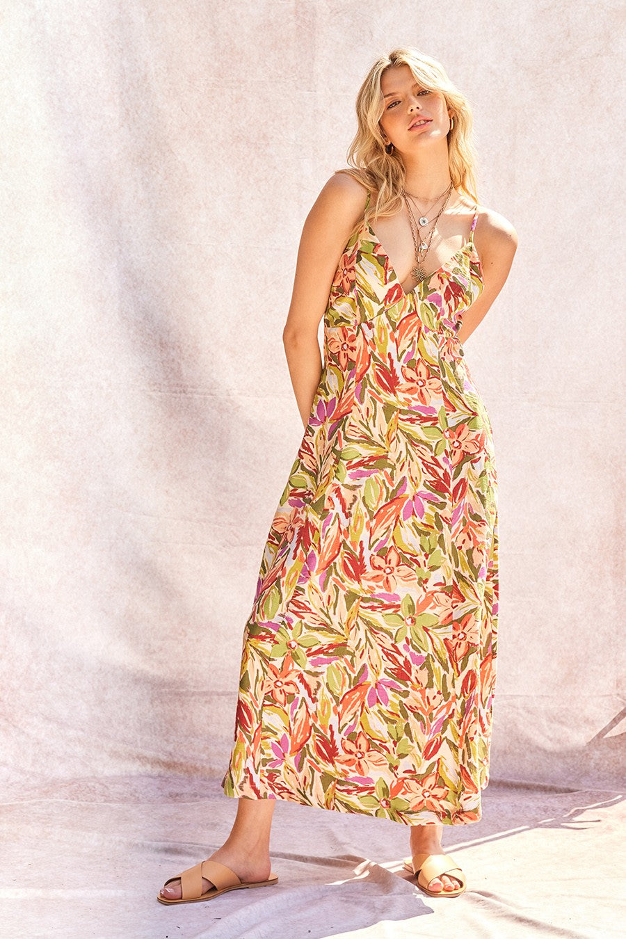 Sundara Open Back Maxi Dress