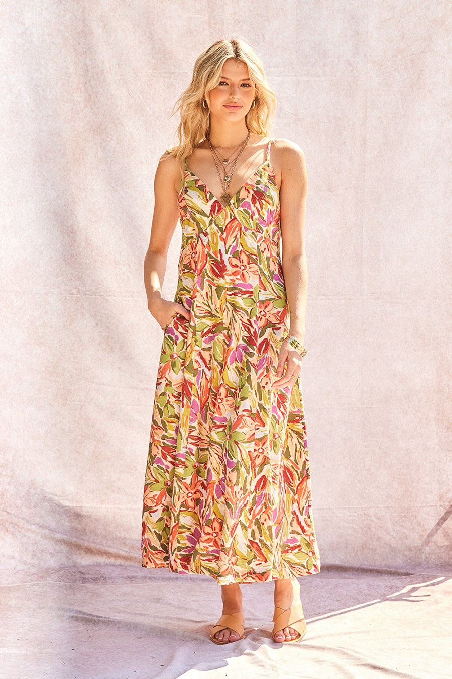 Sundara Open Back Maxi Dress