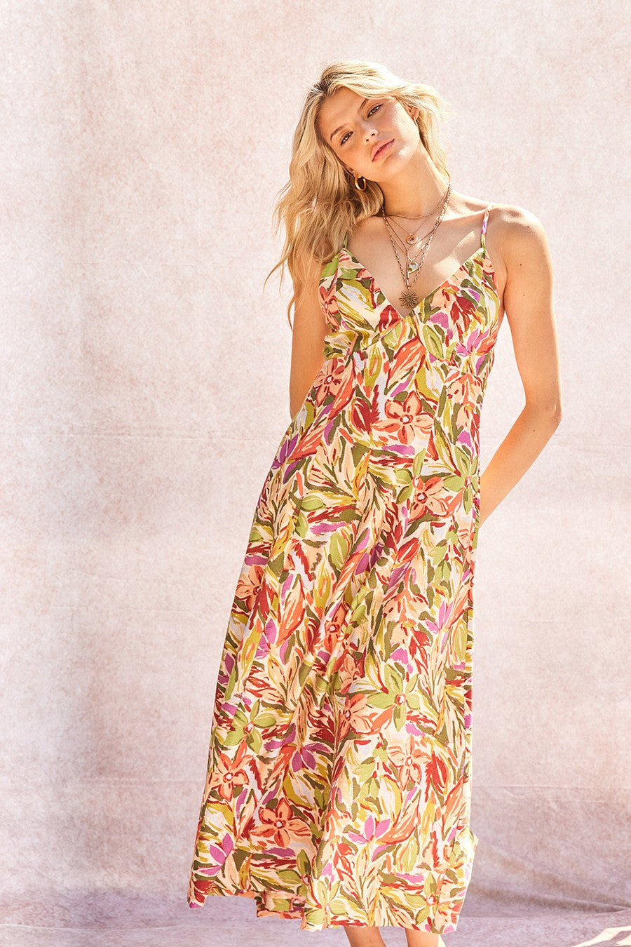 Sundara Open Back Maxi Dress