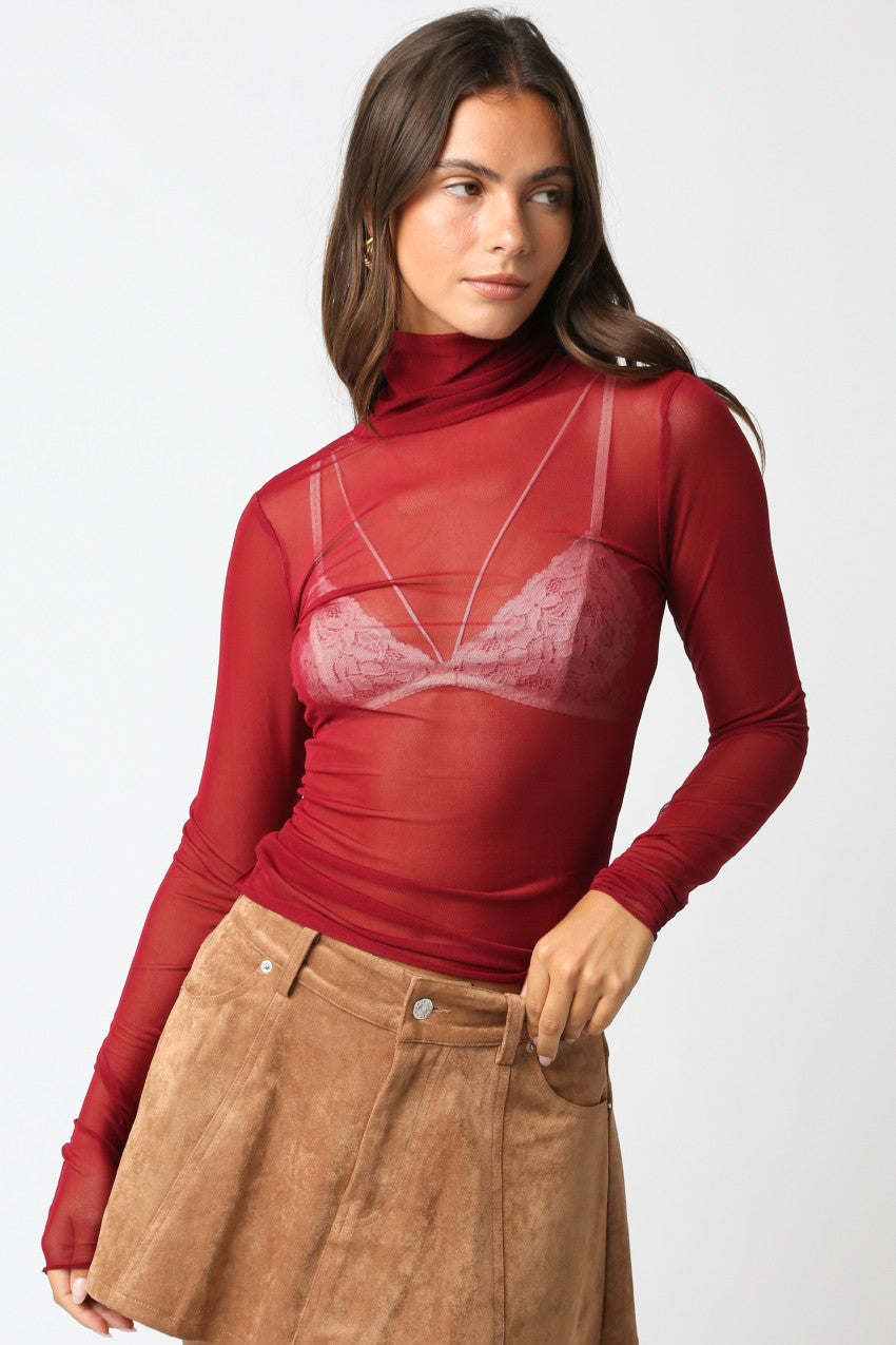 Ivy Mesh Top