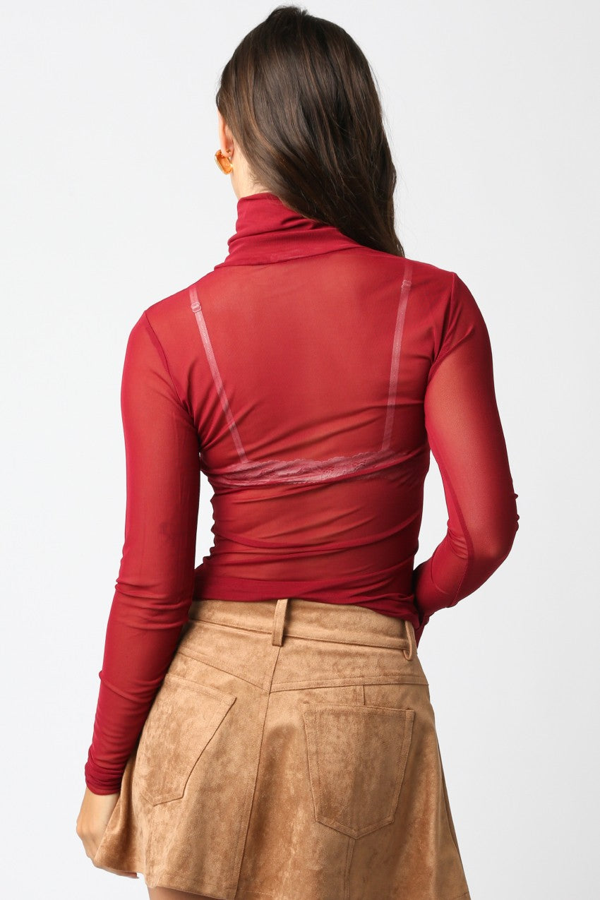 Ivy Mesh Top