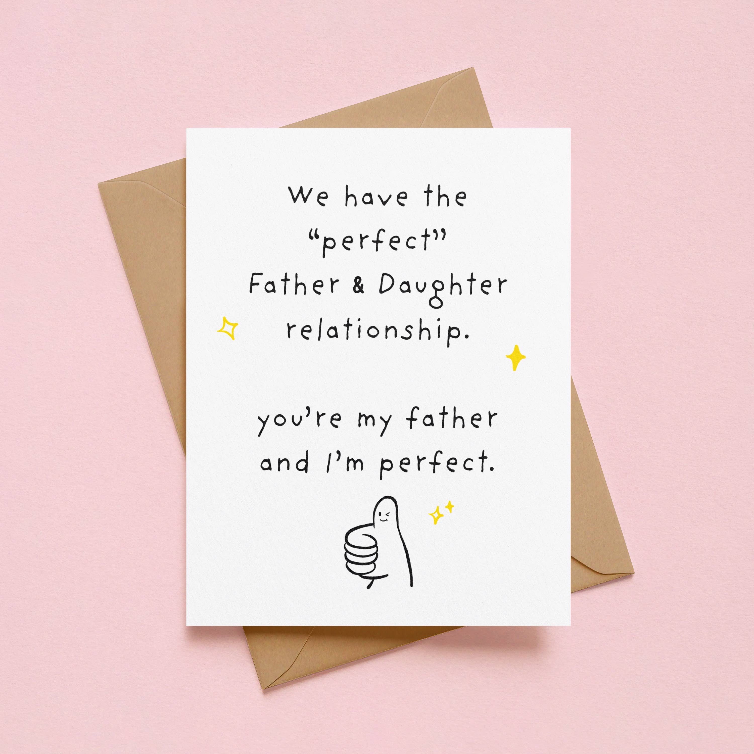 Perfect Father's Day Card