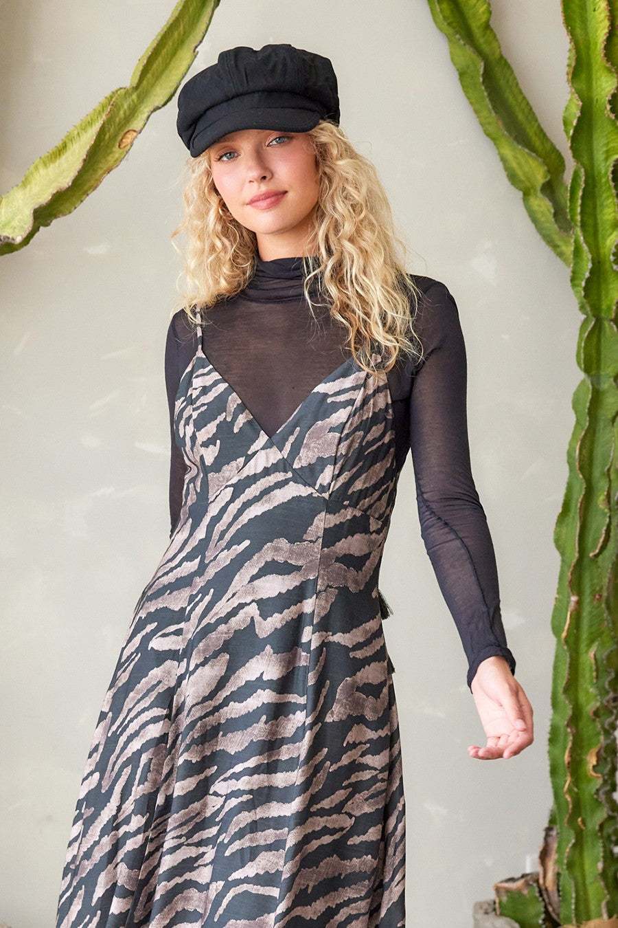 Beverly Hills Safari Maxi Dress