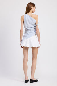 Offbeat Elegance Tunic Top